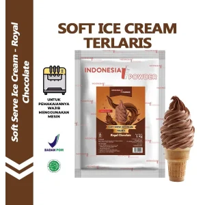 Bubuk Soft Es Krim Premix Rasa Royal Chocolate / Coklat