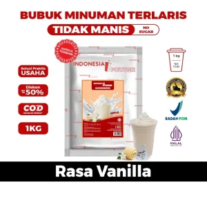 Bubuk Minuman Tanpa Gula Rasa Vanilla
